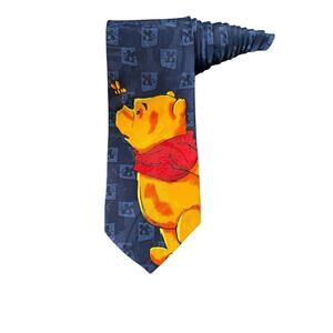 Disney Winnie The Pooh Bee Vintage Cartoon Novelty Necktie Polyester